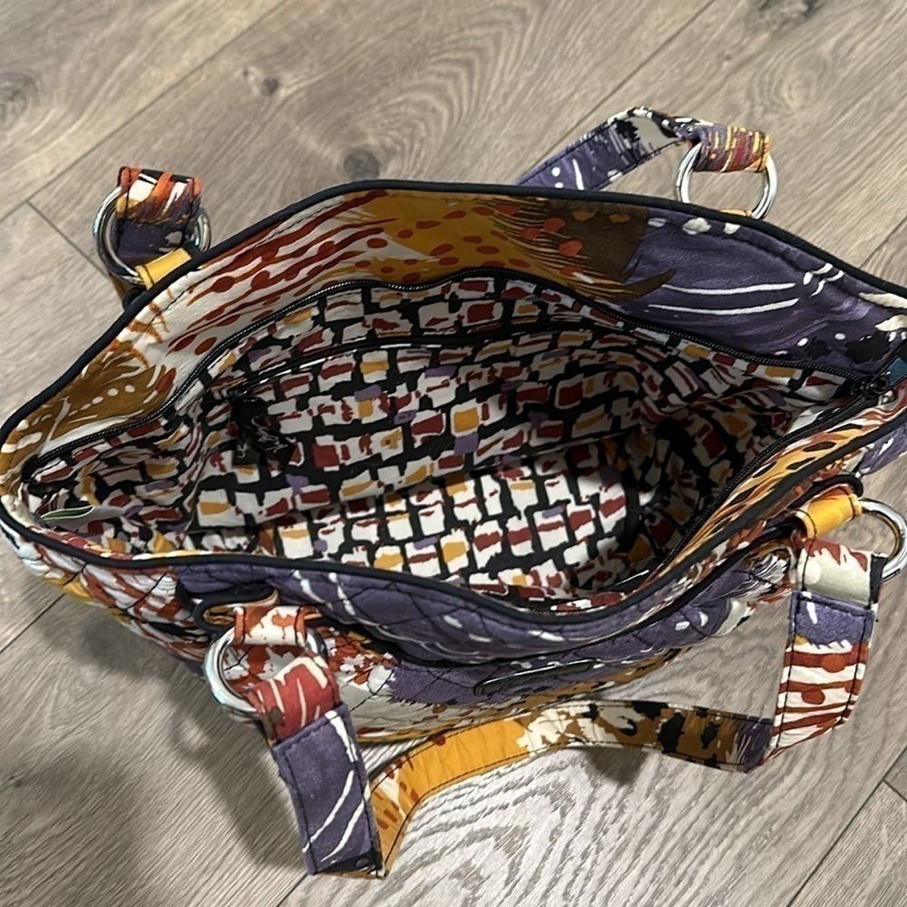 Vera Bradley bundle; Painted Feathers - Picture 7 of 9